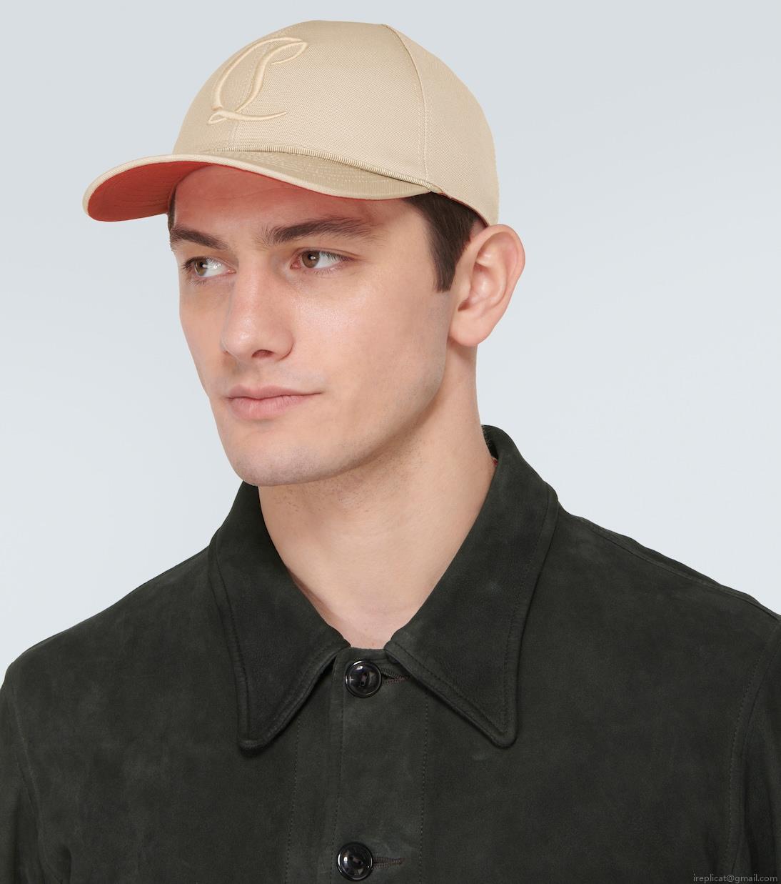 Christian LouboutinMooncrest cotton baseball cap