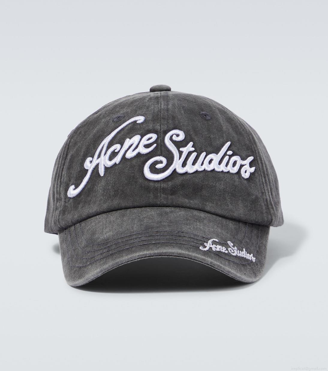 Acne StudiosLogo cotton twill baseball cap