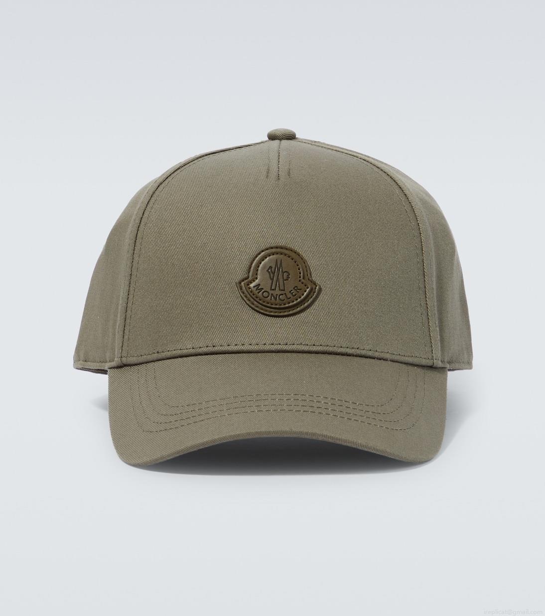 MonclerLogo cotton baseball cap