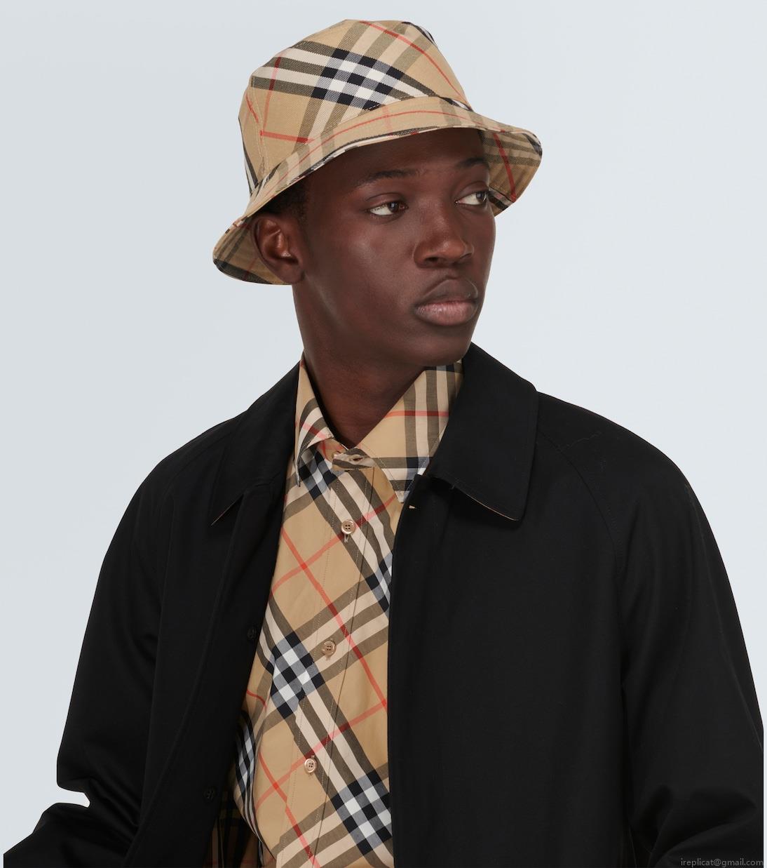 BurberryEKD Burberry Check bucket hat