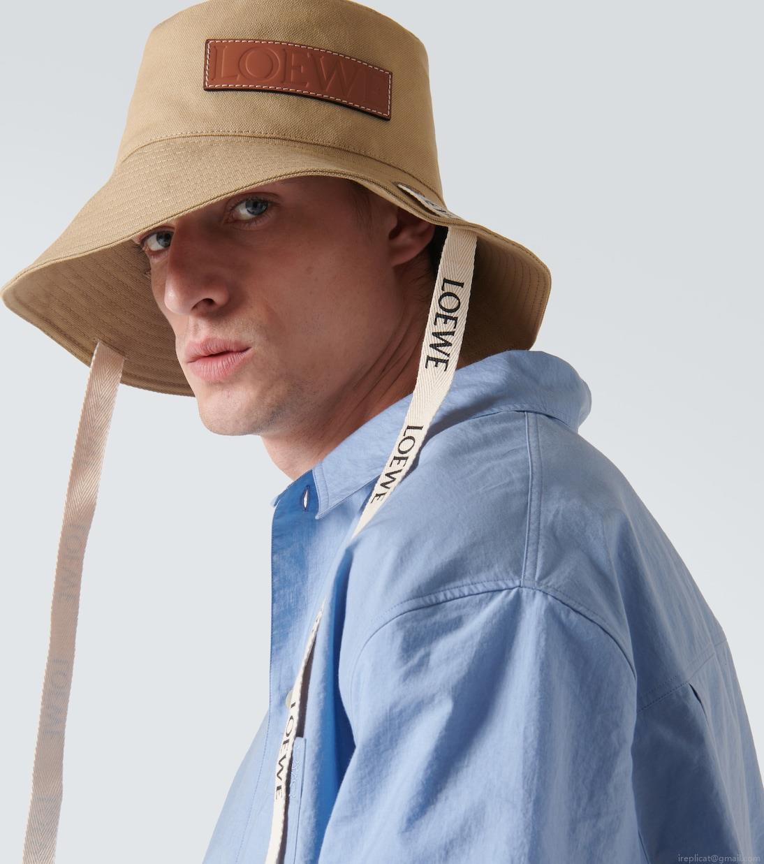 LoewePaula\'s Ibiza Fisherman canvas bucket hat