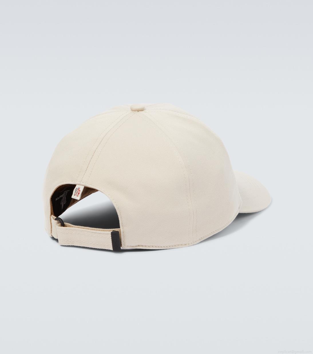 Moncler GrenobleLogo cotton gabardine baseball cap