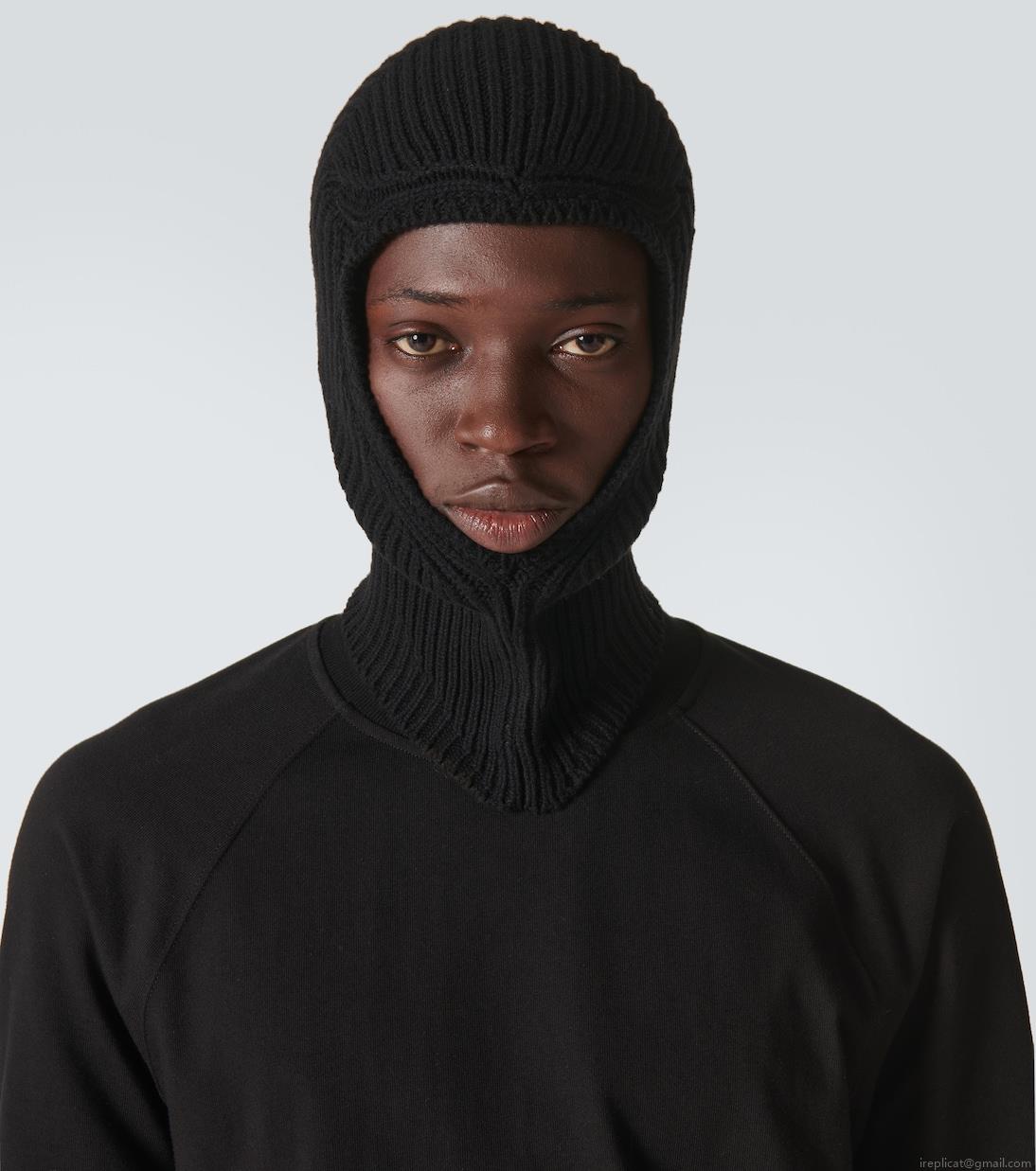 Rick OwensCashmere and wool ski mask