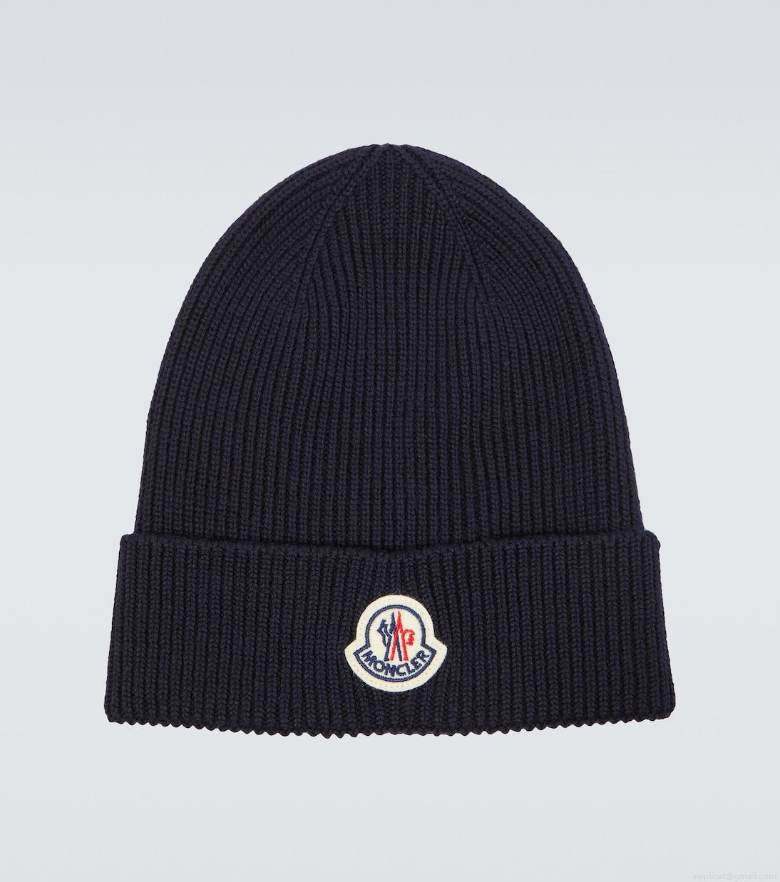 MonclerLogo wool beanie