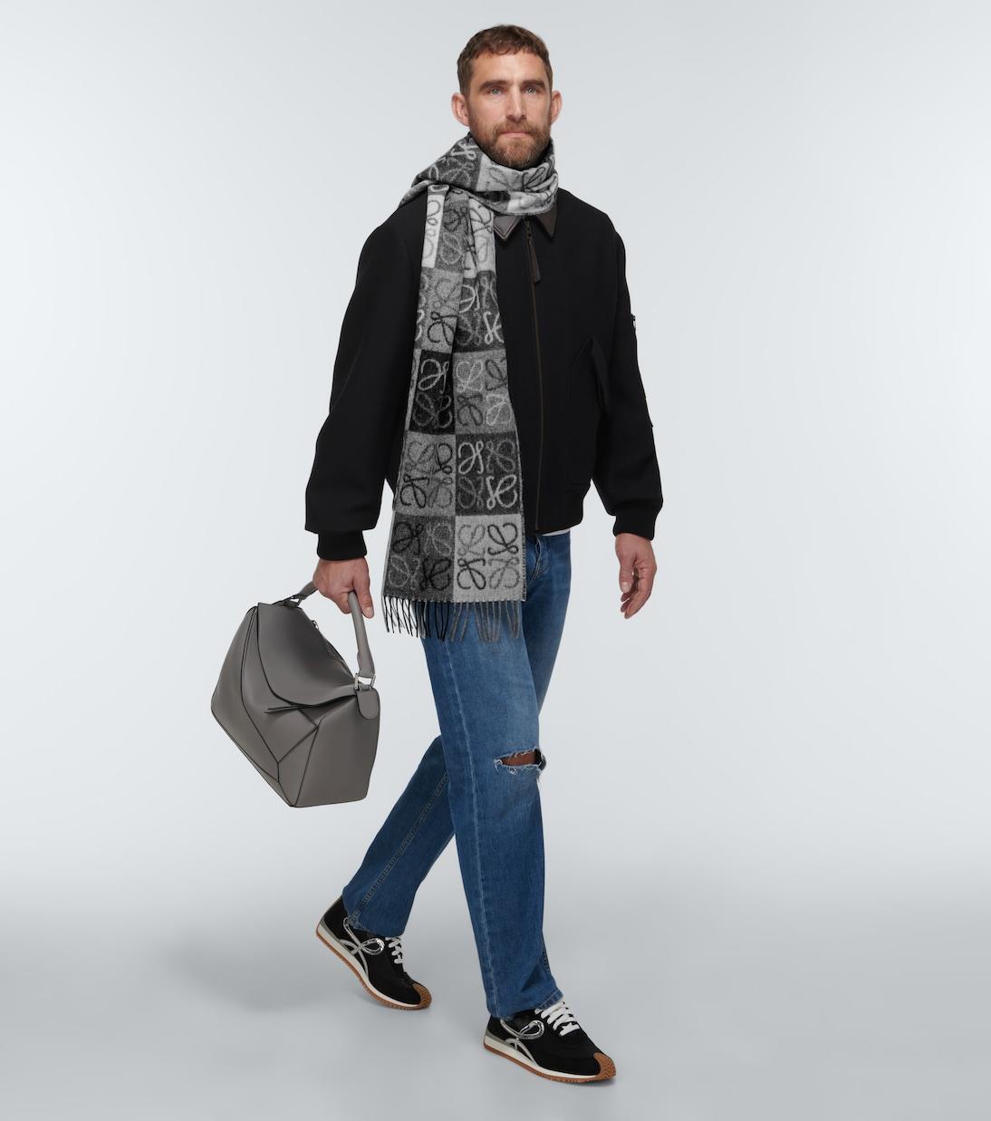 LoeweAnagram wool and cashmere scarf