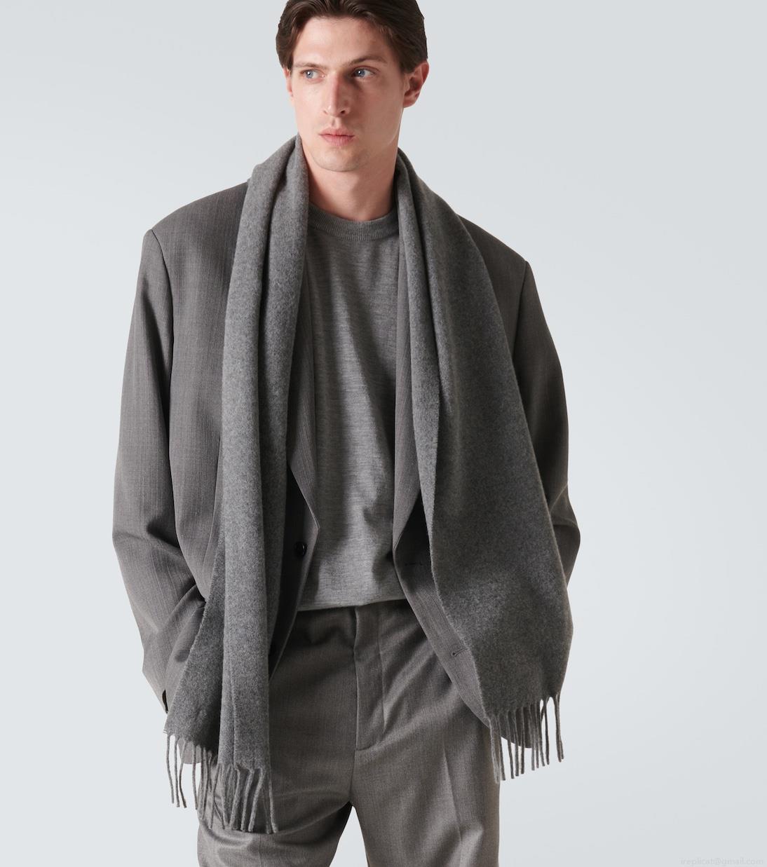 Acne StudiosFringed wool scarf