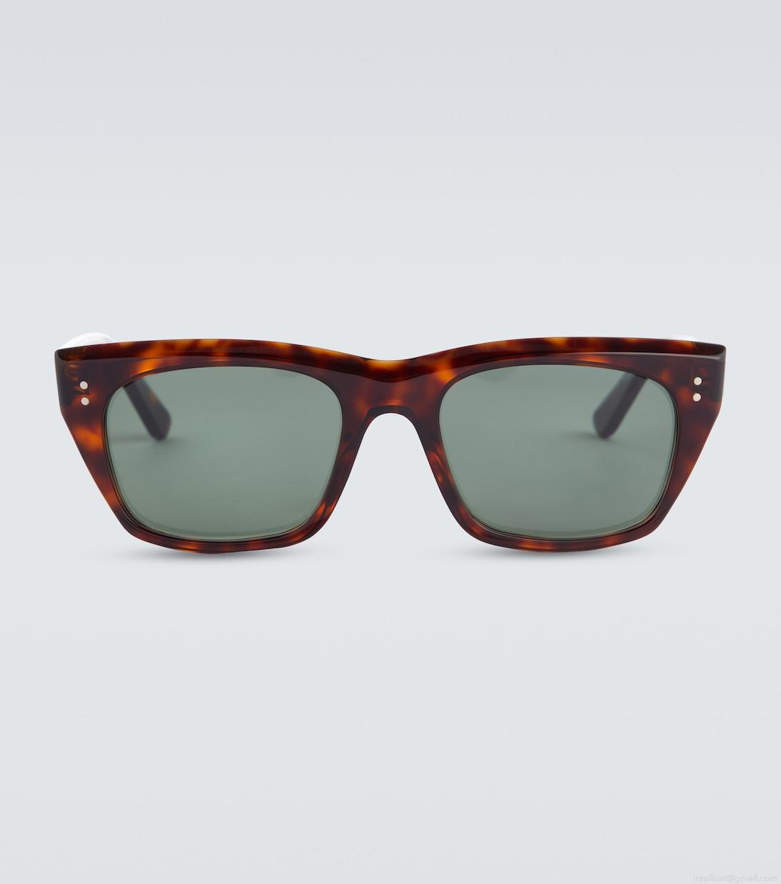 Celine EyewearRectangular acetate sunglasses