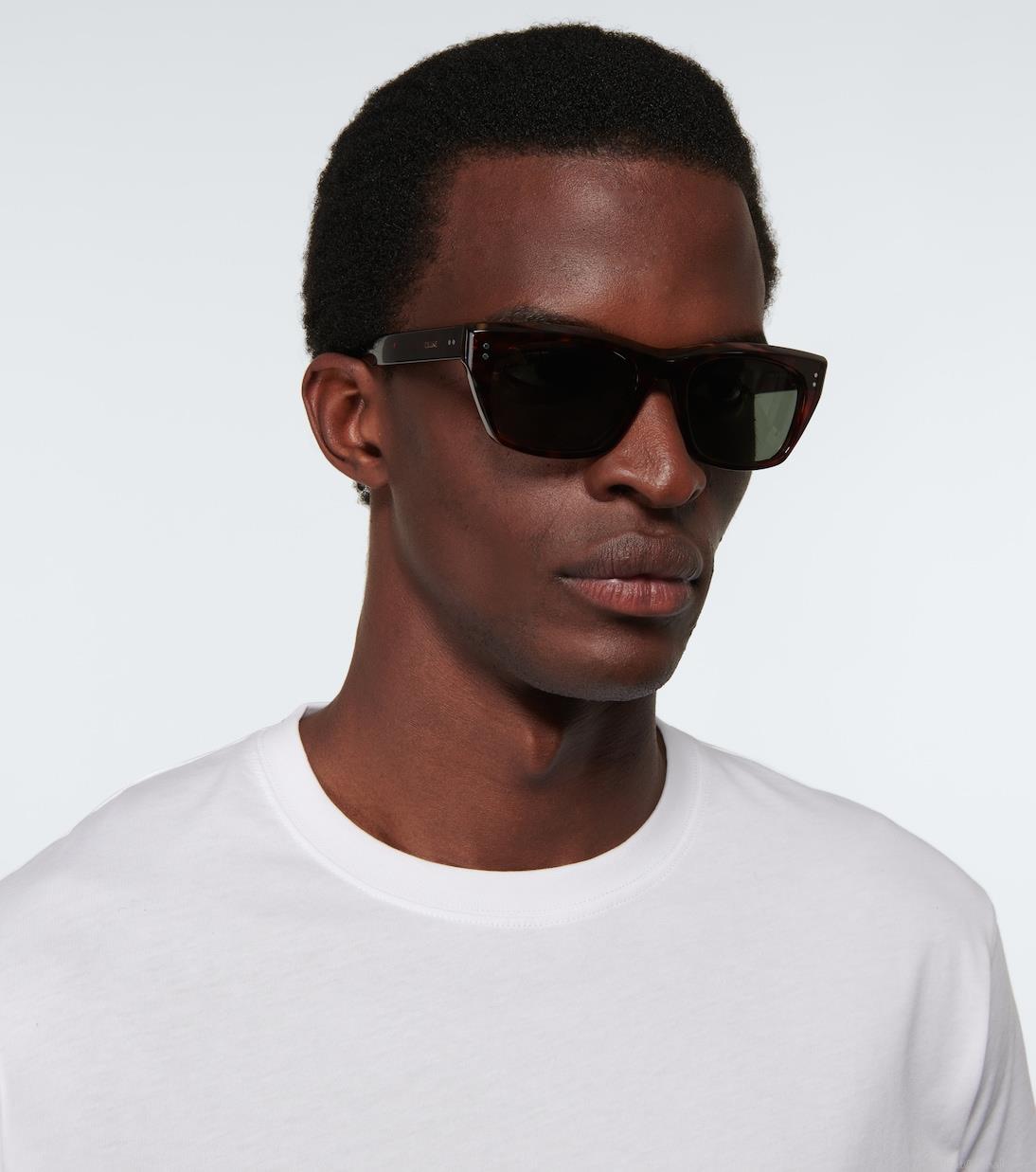 Celine EyewearRectangular acetate sunglasses