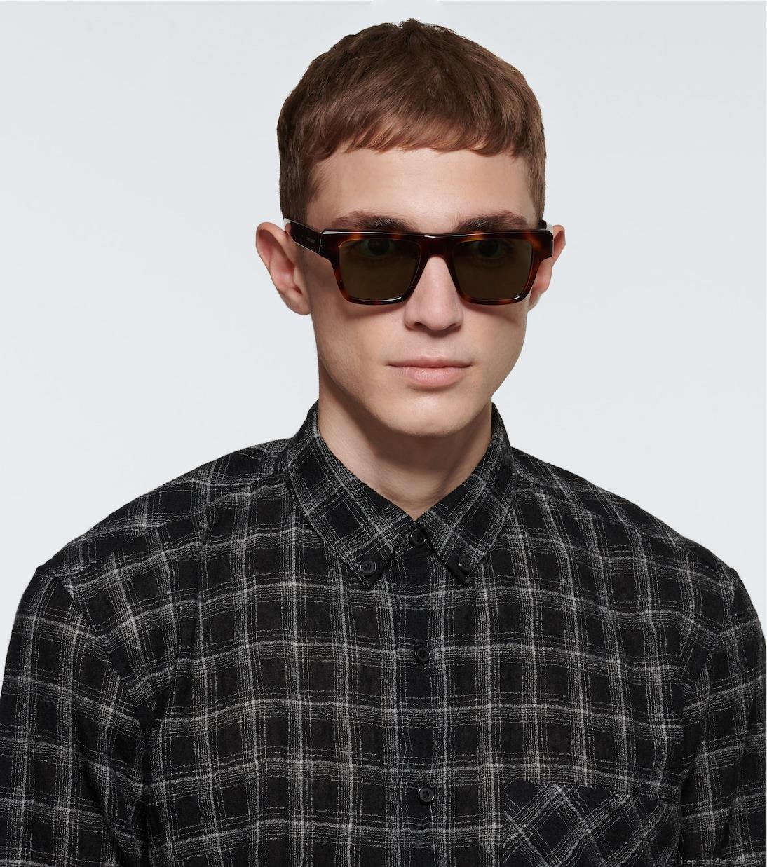 Saint LaurentSquare-frame acetate sunglasses