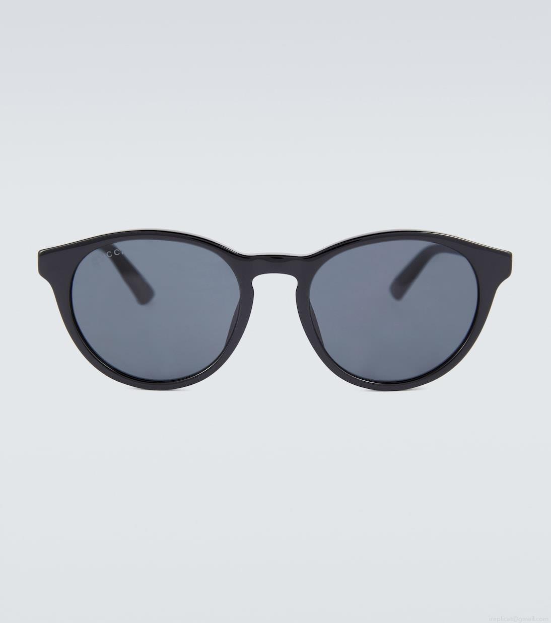 GucciRound acetate sunglasses