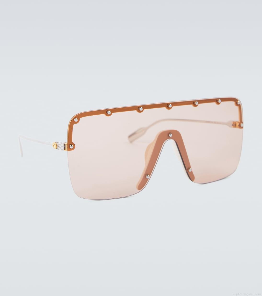 GucciMask-frame sunglasses