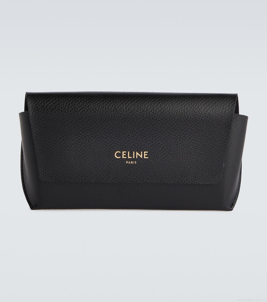 Celine EyewearRectangular acetate sunglasses