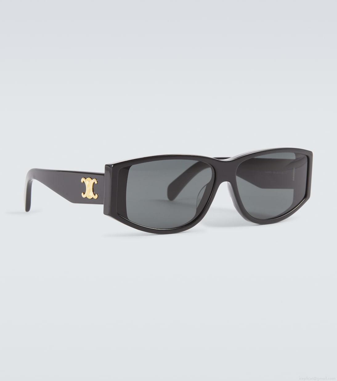 Celine EyewearRectangular acetate sunglasses