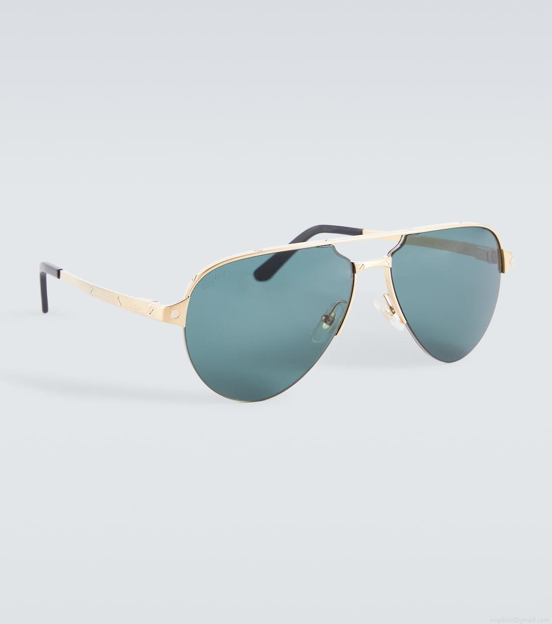 Cartier Eyewear CollectionSantos de Cartier aviator sunglasses