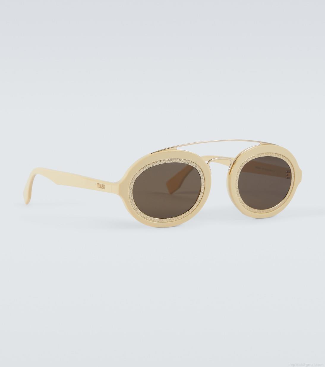 FendiFF Around oval sunglasses