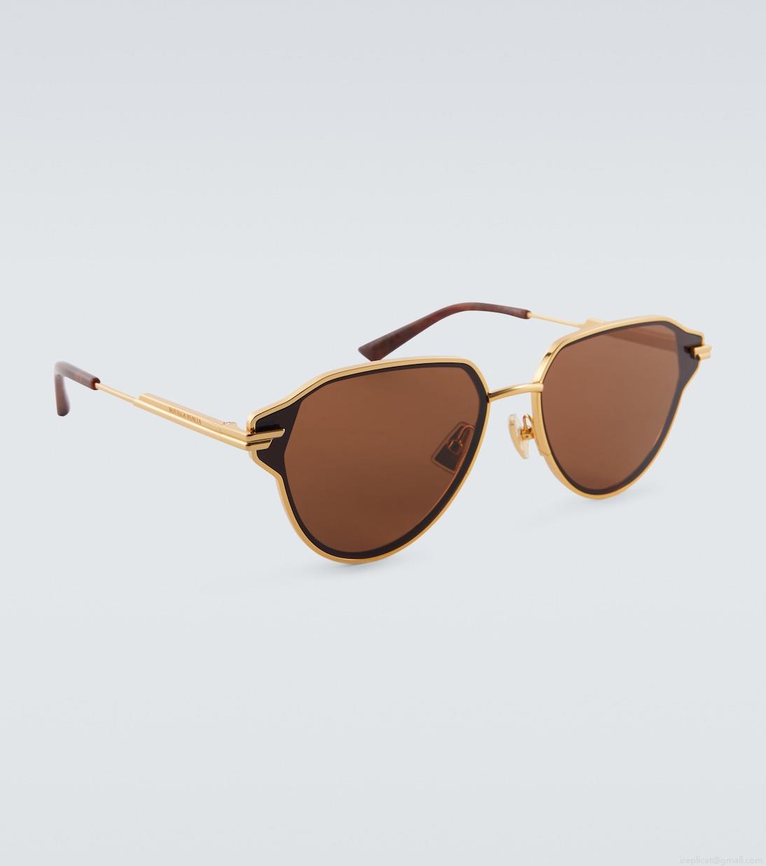 Bottega VenetaGlaze aviator sunglasses