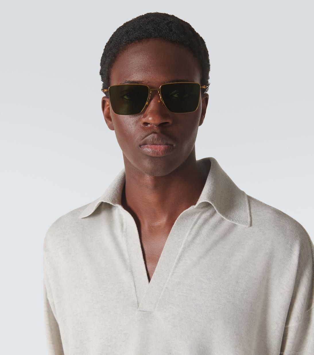 Bottega VenetaUltrathin rectangular sunglasses