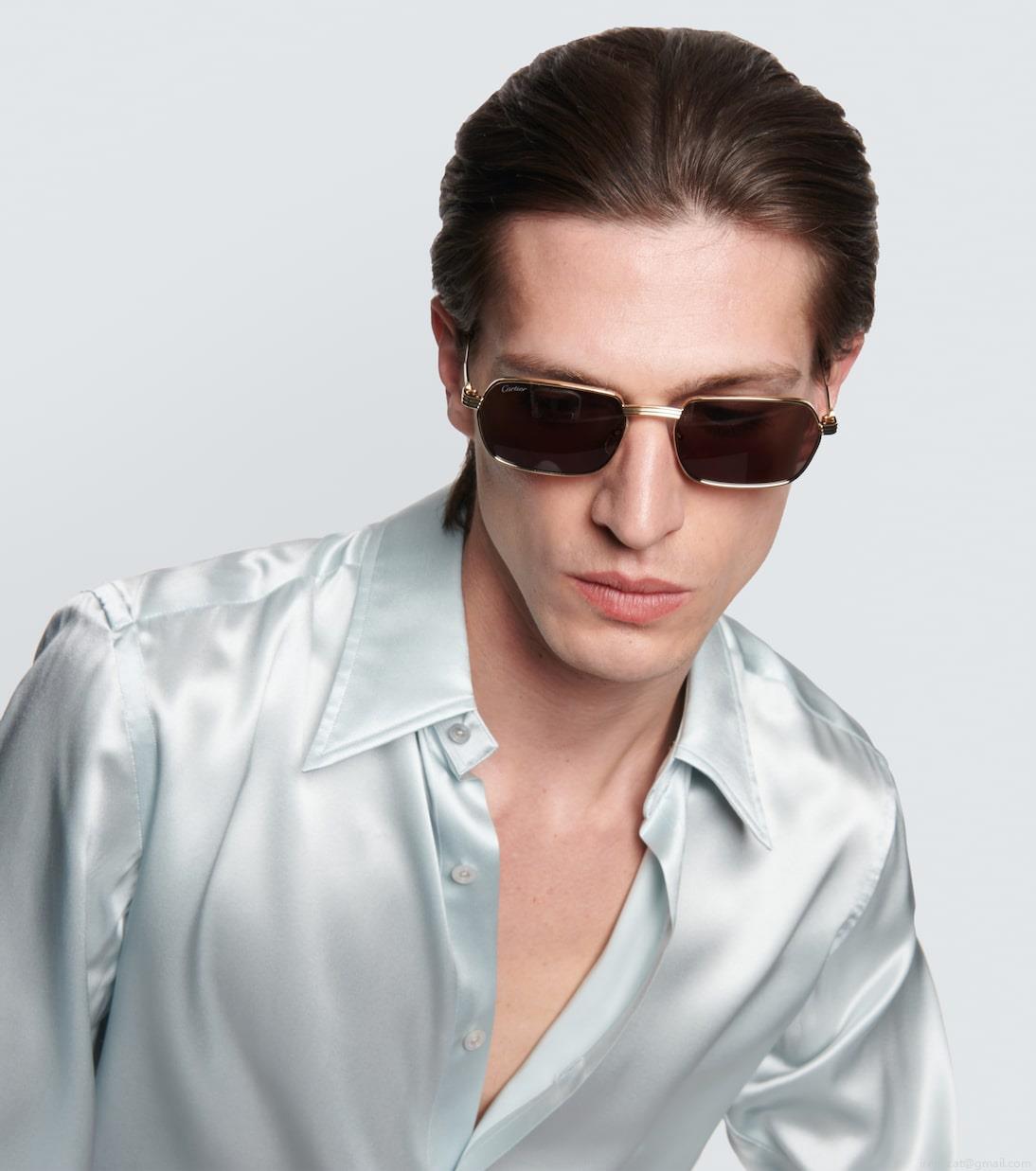 Cartier Eyewear CollectionRectangular sunglasses