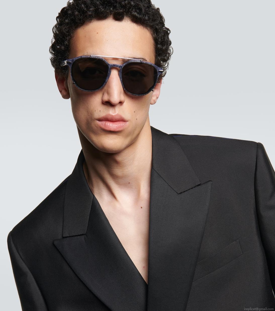 Dior EyewearDiorBlackSuit RI round sunglasses