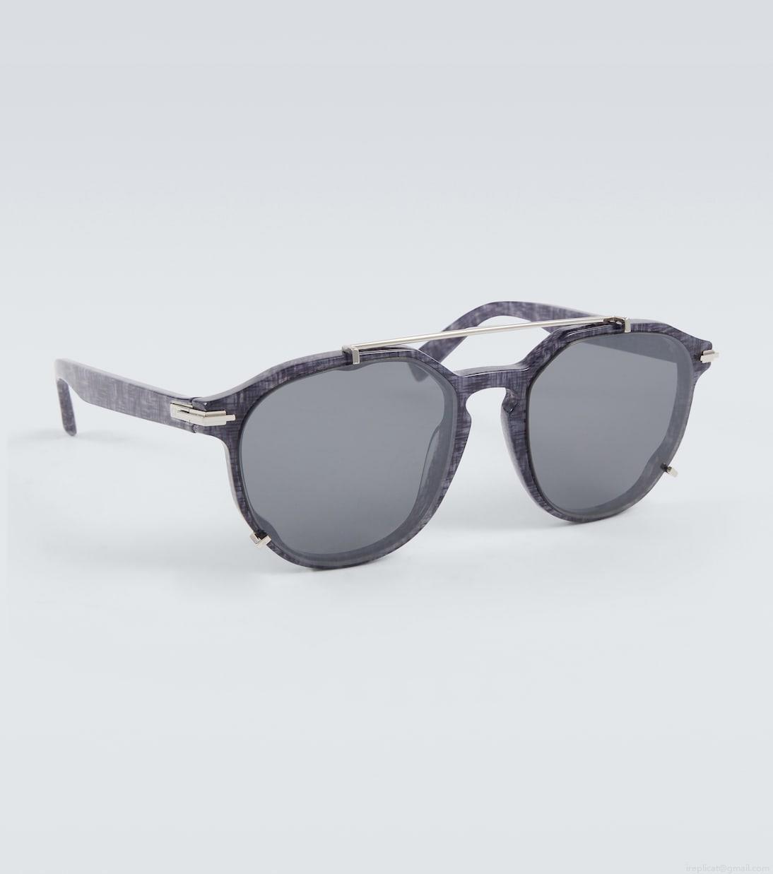 Dior EyewearDiorBlackSuit RI round sunglasses