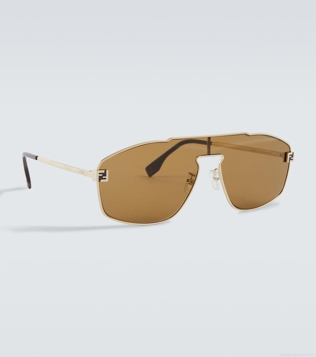 FendiFendi Sky flat-top sunglasses