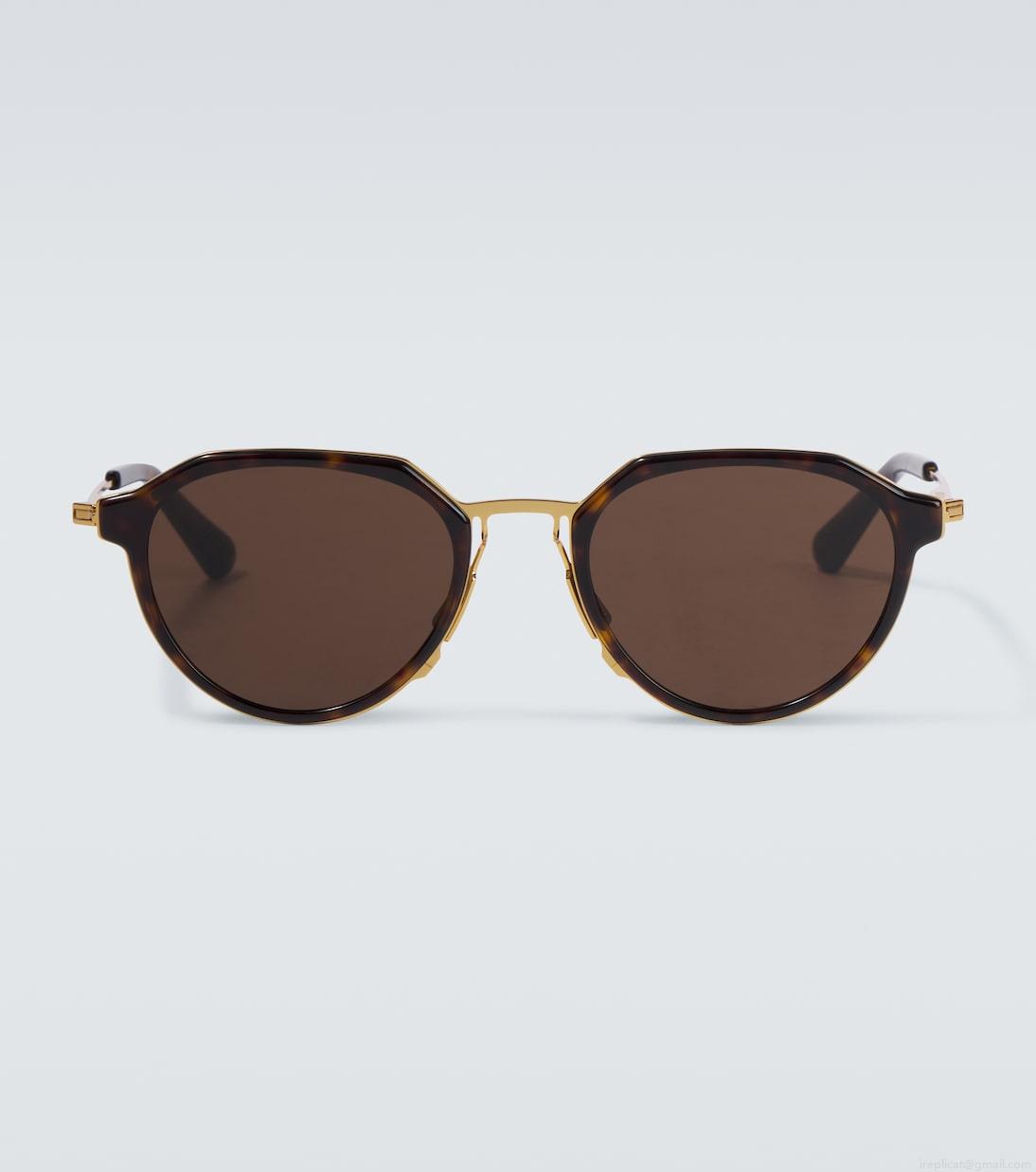 Bottega VenetaPanthos round sunglasses