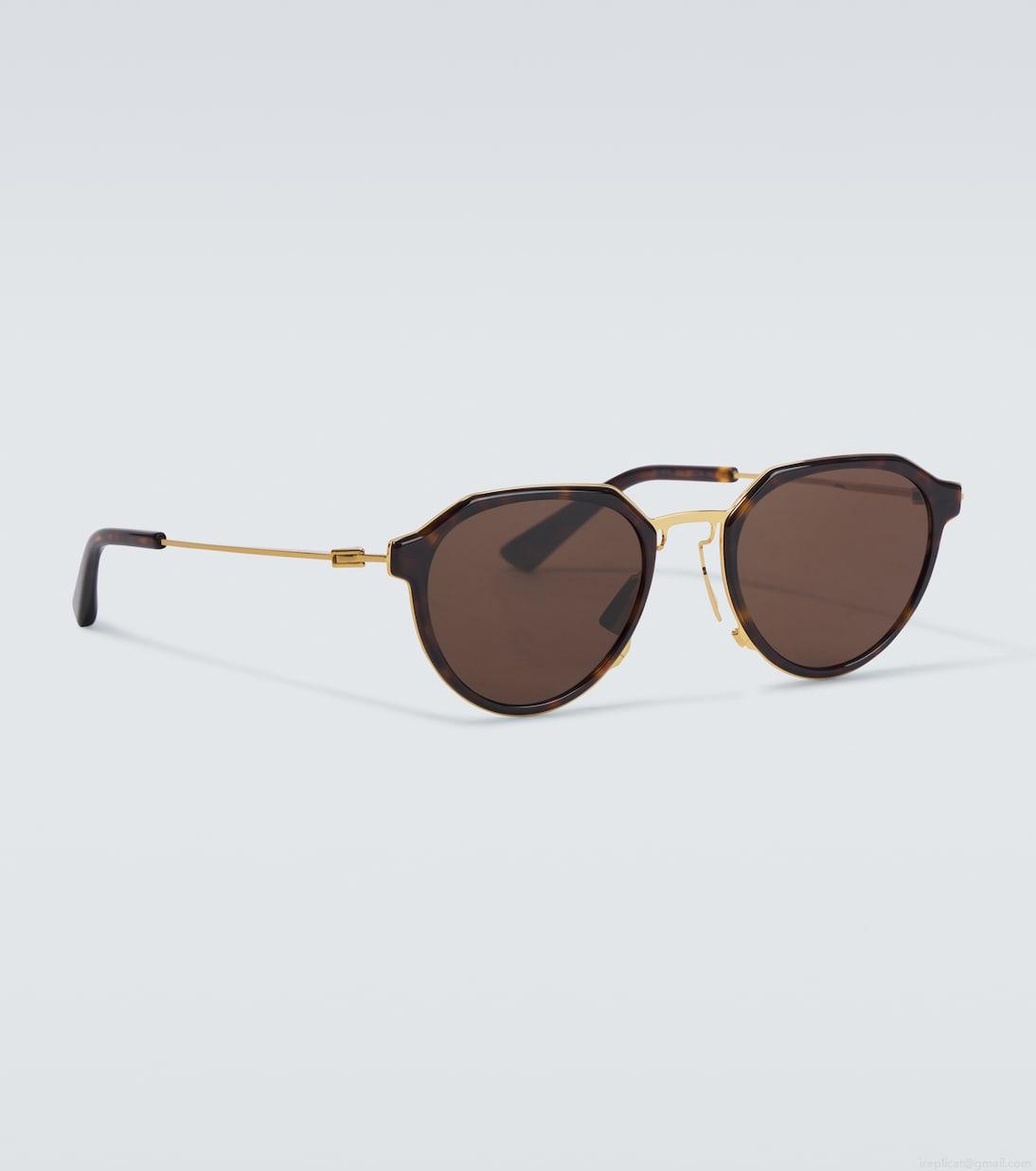 Bottega VenetaPanthos round sunglasses