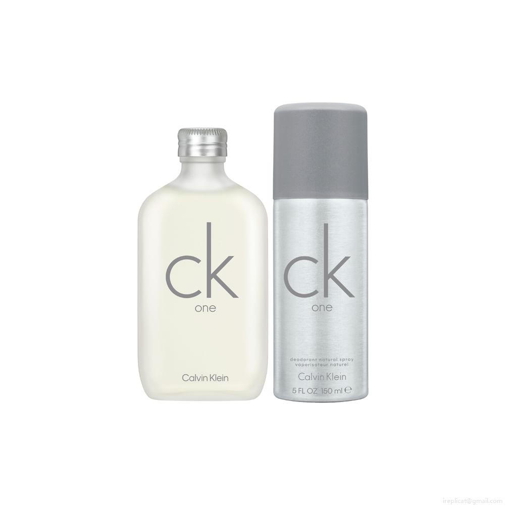 Kit Calvin Klein Ck One Edt Perfume Unissex 100 ml + Desodorante 150 ml