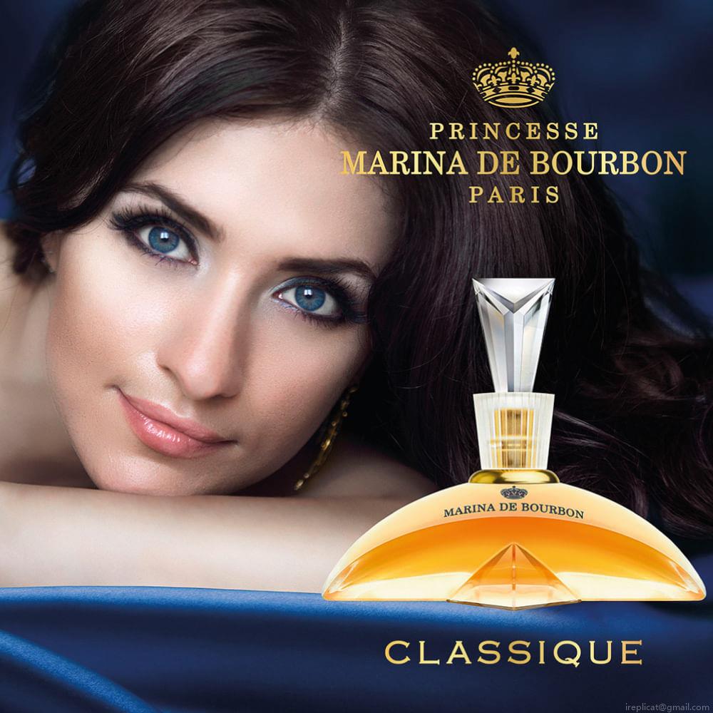 Kit Perfume Marina De Bourbon Classique Eau de Parfum Feminino 100 ml + Loção Corporal 100 ml + Necessaire