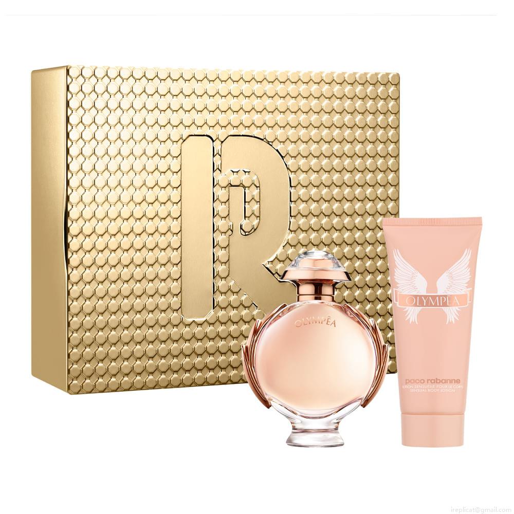 Kit Perfume Paco Rabanne Olympéa Feminino Eau de Parfum 80 ml + Creme Corporal 100 ml