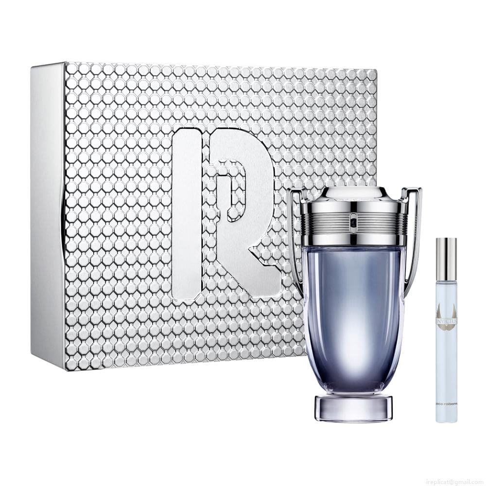 Kit Perfume Paco Rabanne Invictus Masculino Eau de Toilette 200 ml + Miniatura 10 ml