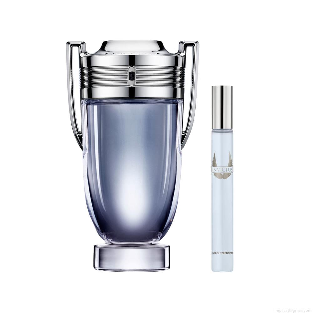 Kit Perfume Paco Rabanne Invictus Masculino Eau de Toilette 200 ml + Miniatura 10 ml