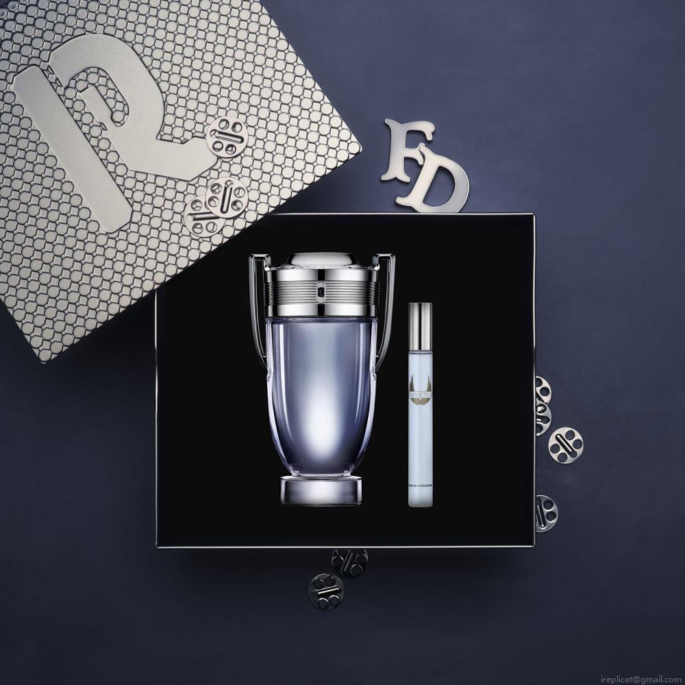 Kit Perfume Paco Rabanne Invictus Masculino Eau de Toilette 200 ml + Miniatura 10 ml