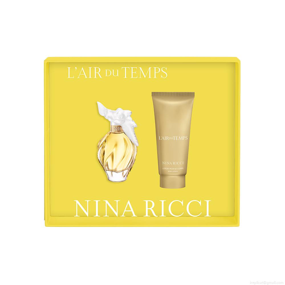 Kit Perfume Nina Ricci L'Air du Temps Feminino Eau de Toilette 50 ml + Loção Corporal 75 ml