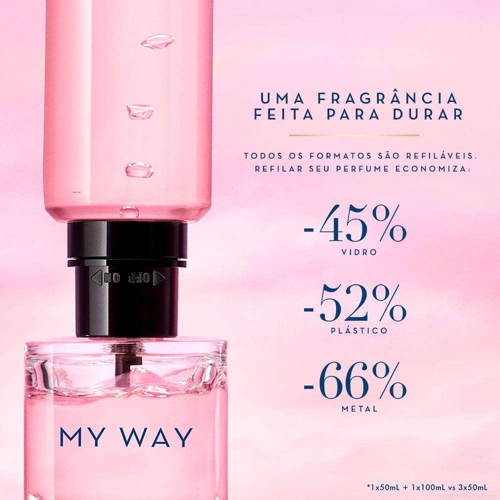 Perfume Giorgio Armani My Way Feminino Eau de Parfum Recarregável 30 ml