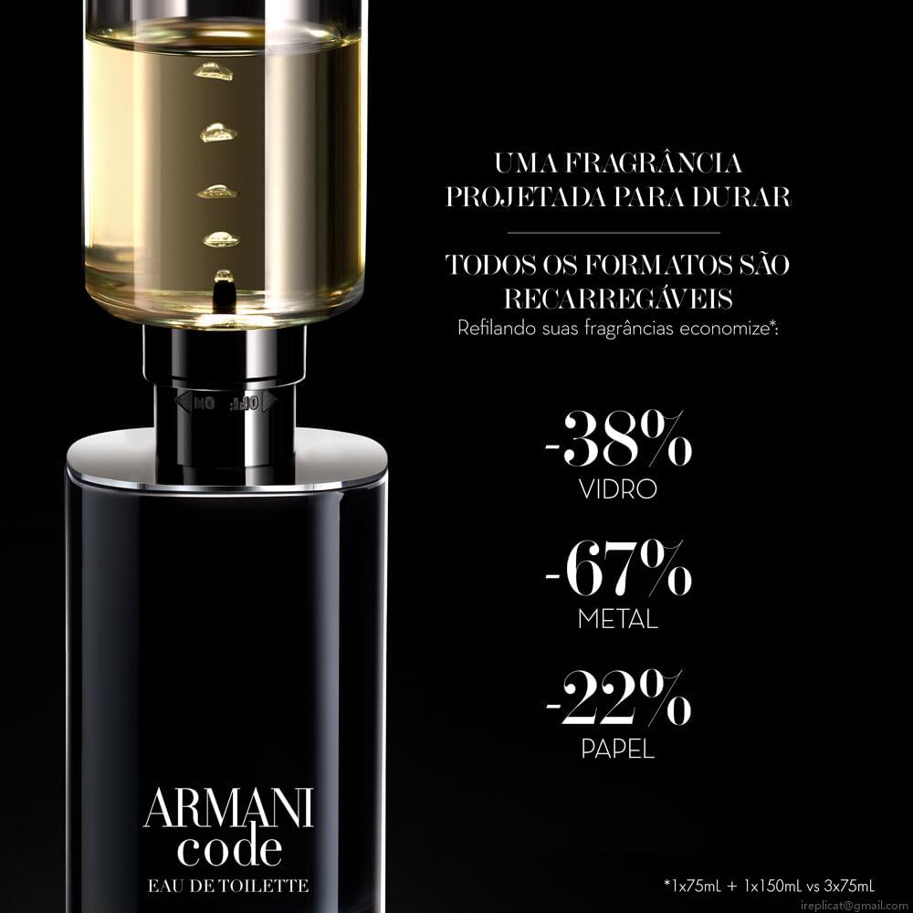 Perfume Giorgio Armani New Code Masculino Eau de Toilette Refill 150 ml