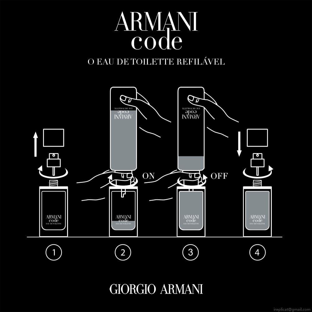 Perfume Giorgio Armani New Code Masculino Eau de Toilette Recarregável 125 ml