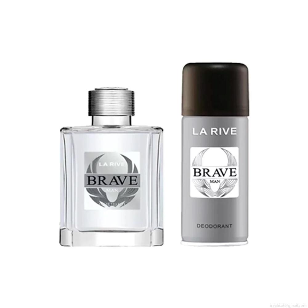 Kit Perfume La Rive Brave Man Masculino Eau de Toilette 100 ml + Desodorante 150 ml