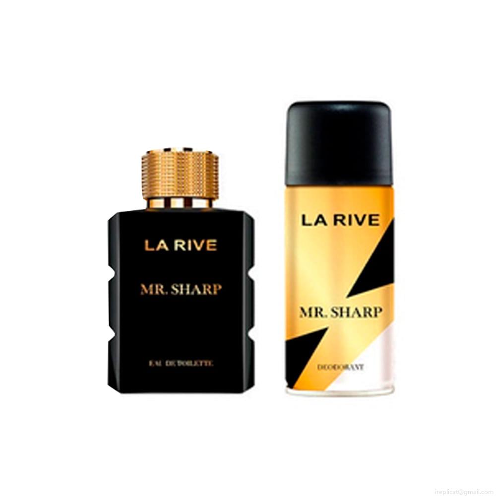 Kit Perfume La Rive Mr. Sharp Masculino Eau de Toilette 100 ml + Desodorante 150 ml