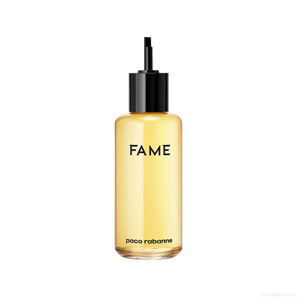 Kit Perfume Paco Rabanne Fame Eau de Parfum Feminino 10 ml + Perfume 200 ml Refil + Perfume 80 ml Regarregável