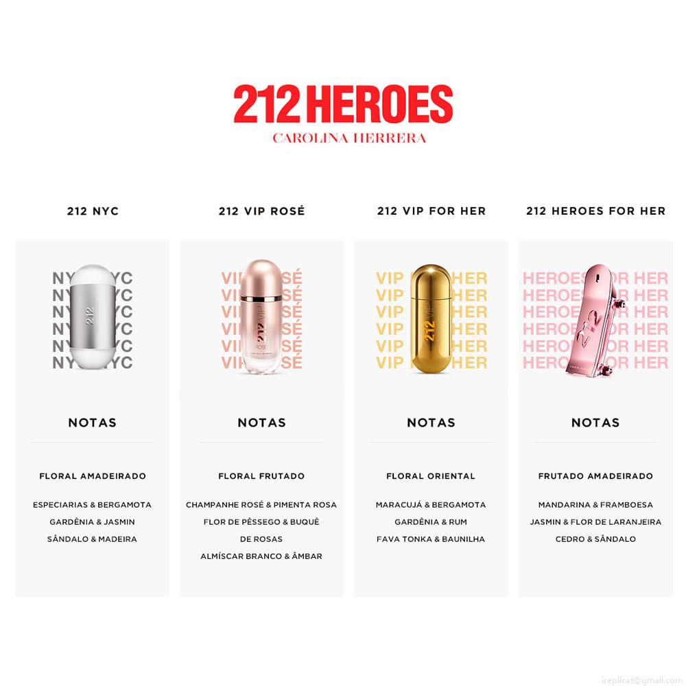 Perfume Carolina Herrera 212 Heroes Feminino Eau de Parfum 50 ml