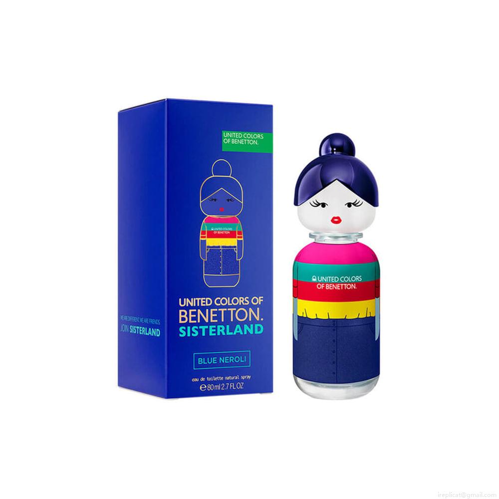 Perfume Benetton Sisterland Blue Neroli Feminino Eau de Toilette 80 ml