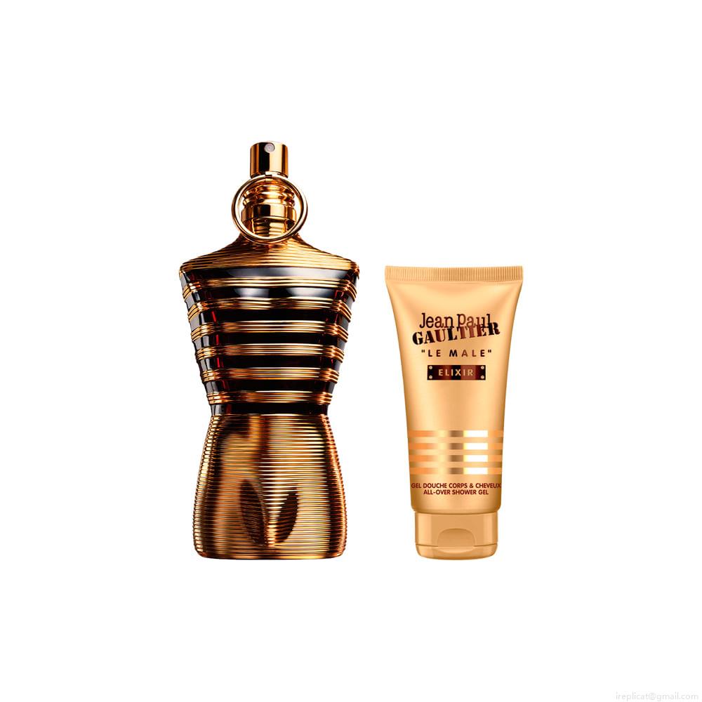 Kit Perfume Jean Paul Gaultier Le Male Elixir Parfum Masculino Eau de Toilette + Gel de Banho 75 ml