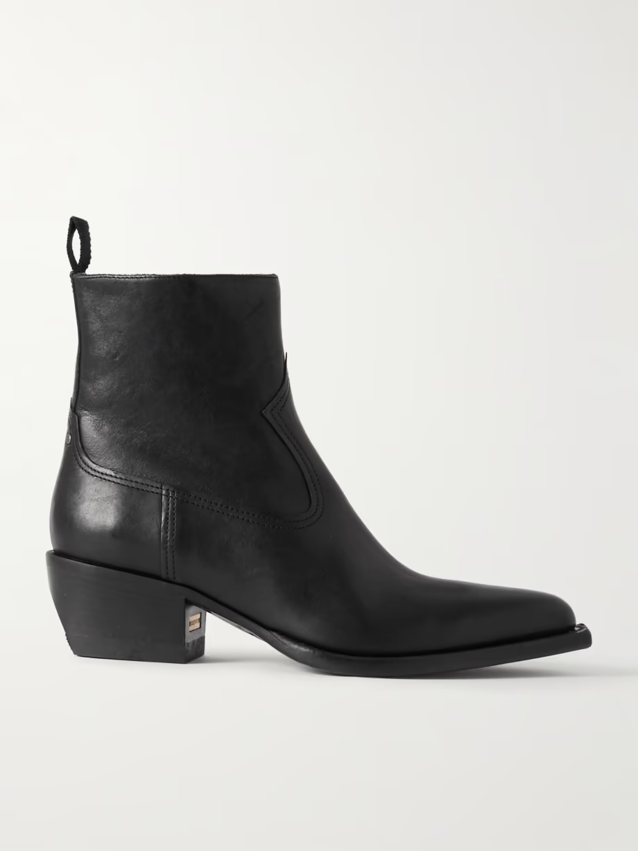 Debbie leather ankle boots