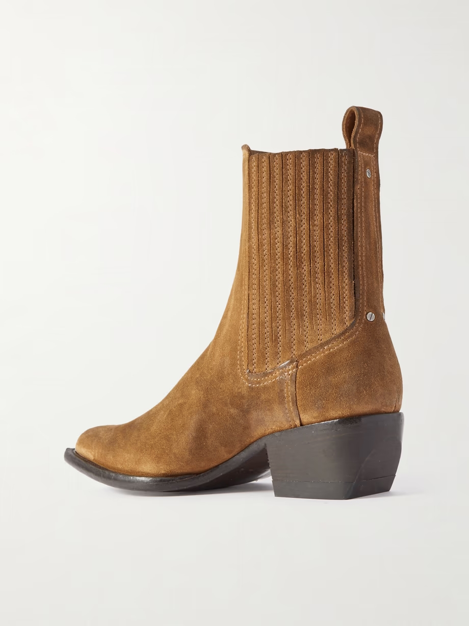 Debbie Beatles suede ankle boots