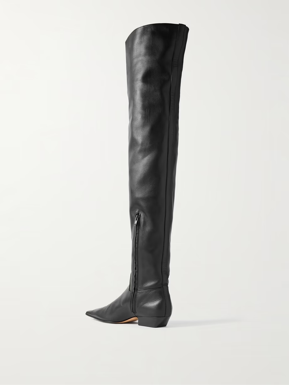 Marfa leather over-the-knee boots