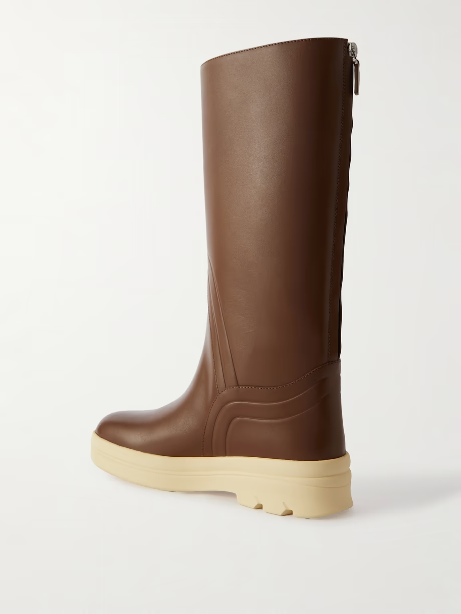 Lakeside leather knee boots