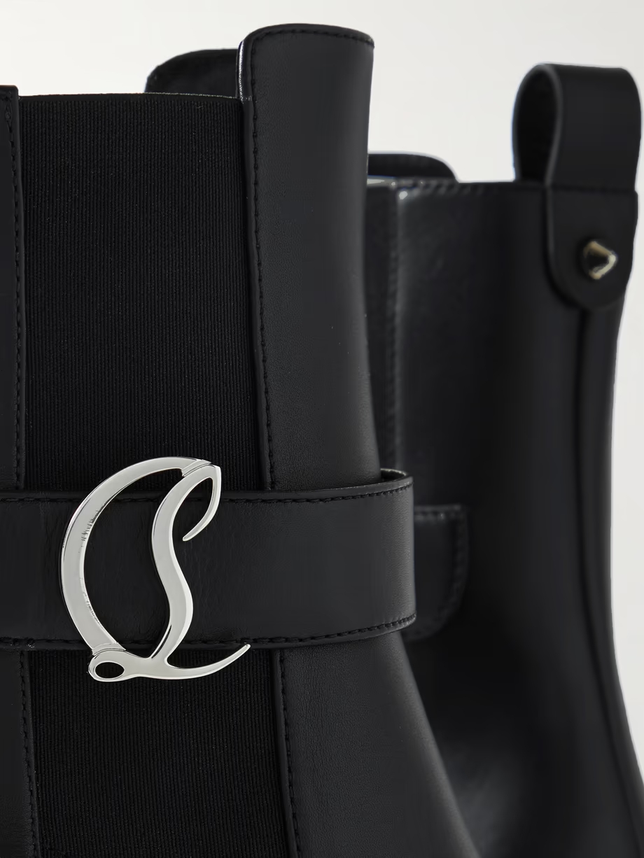 CL 70 logo-embellished leather Chelsea boots