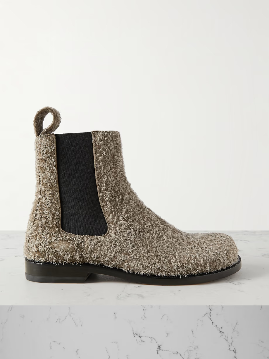 Brushed suede Chelsea boots