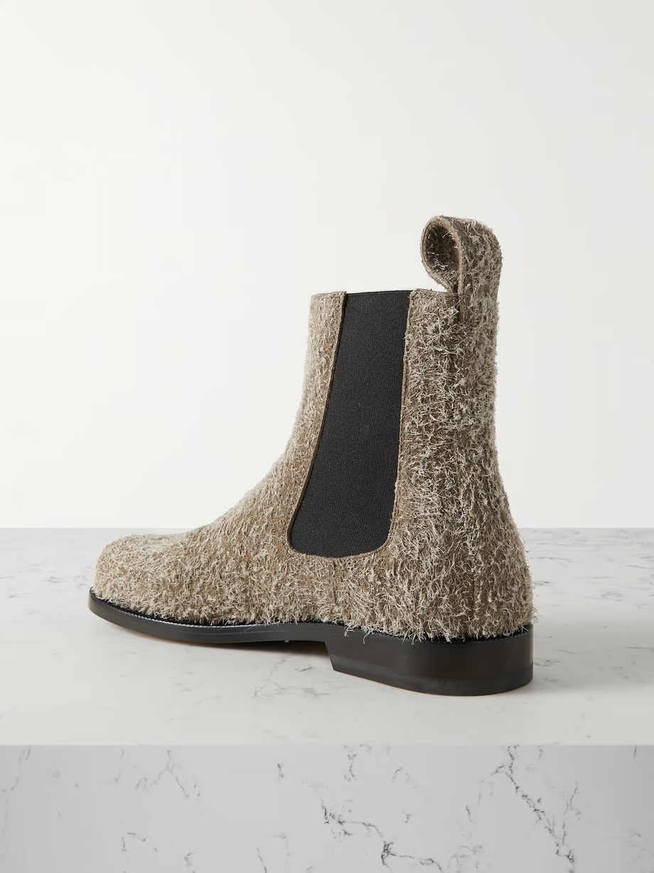 Brushed suede Chelsea boots